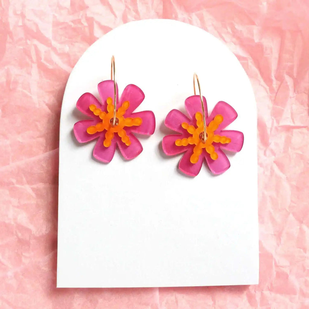 FRILLY FLOWERS // Pink + Orange - Hello Joy Accessories