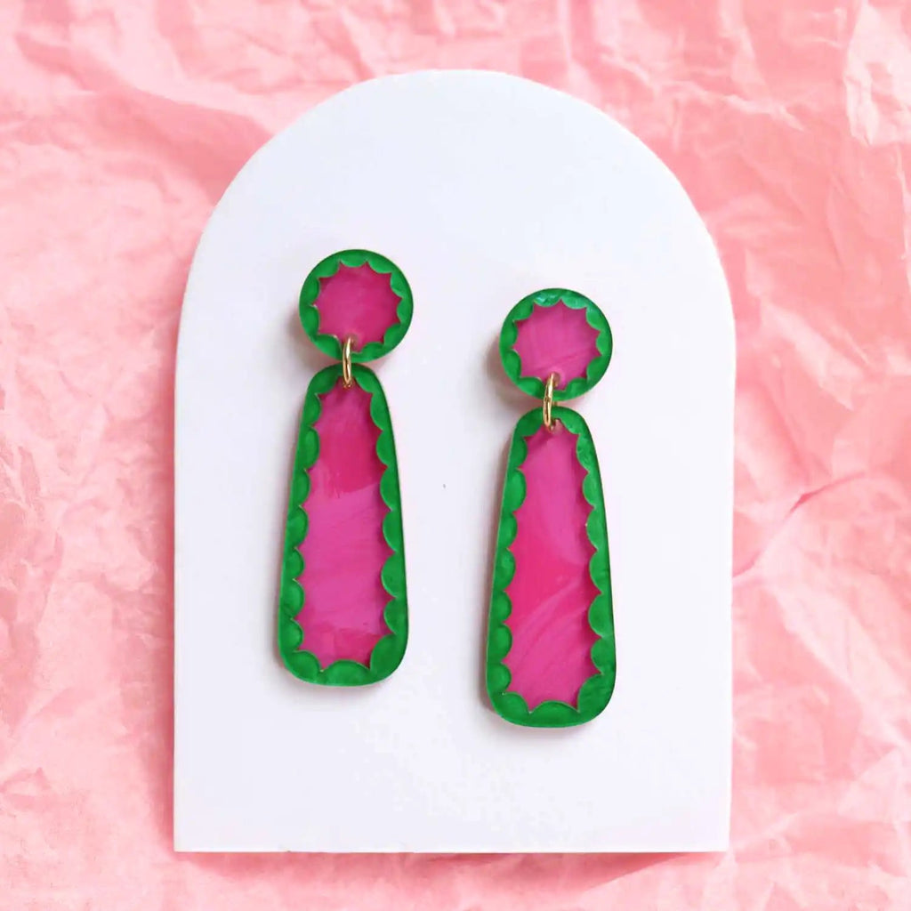 SHOUT IT // Pink + Green - Hello Joy Accessories