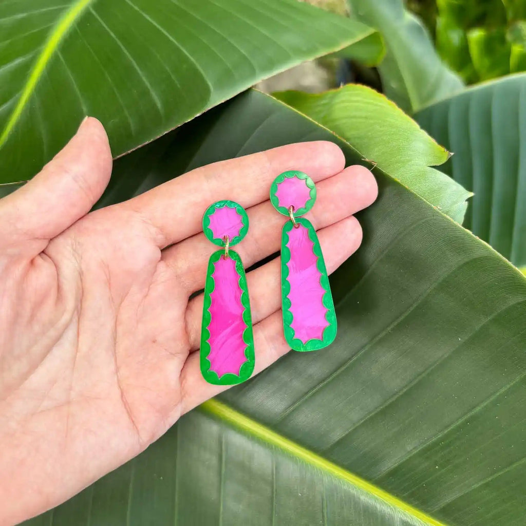 SHOUT IT // Pink + Green - Hello Joy Accessories